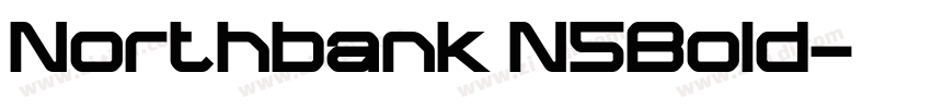 Northbank N5Bold字体转换